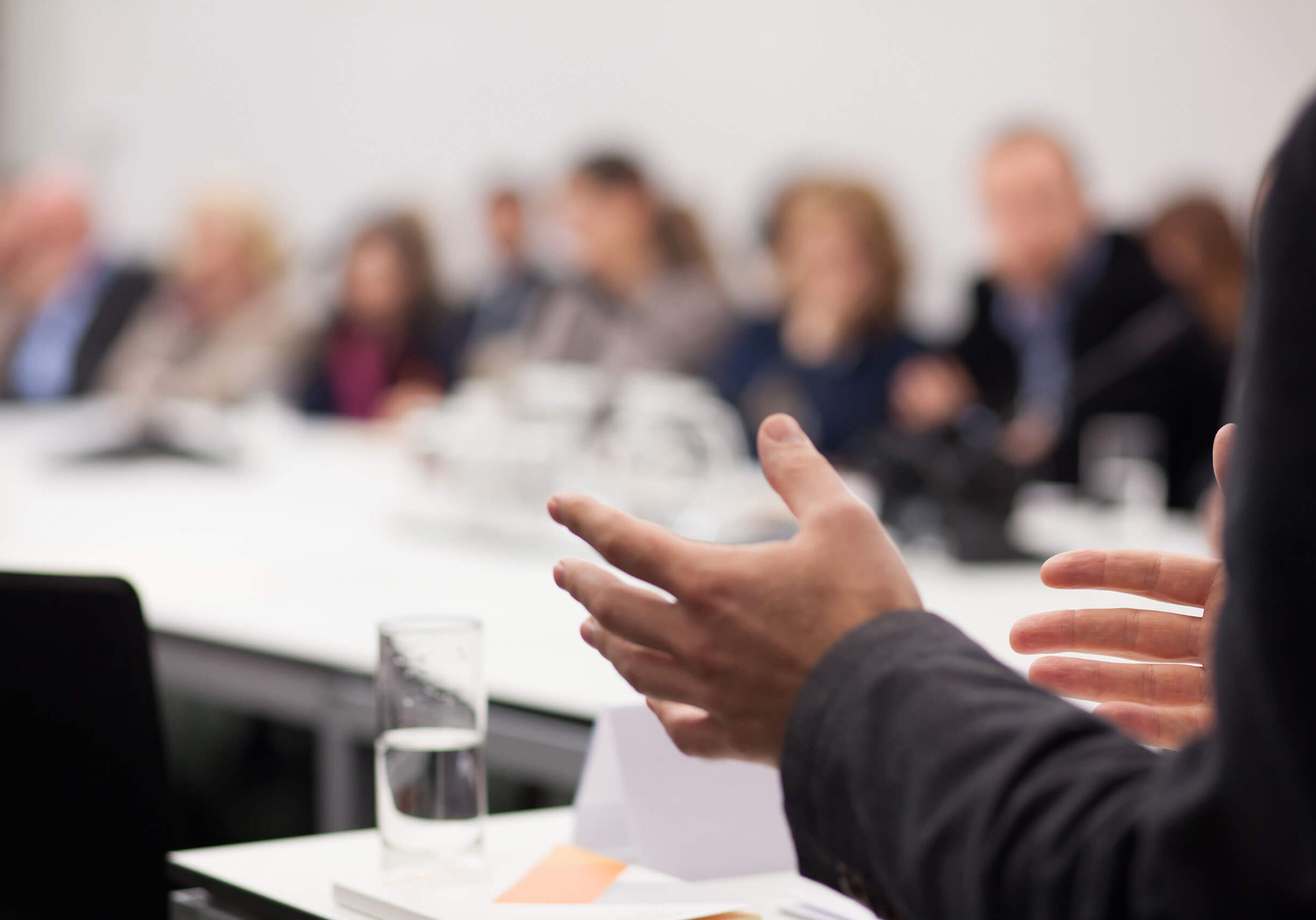 man having presentation at seminar man having presentation at seminar